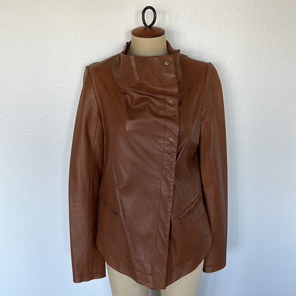 HH haute hippie Leather Jacket Size L - Picture 2 of 16